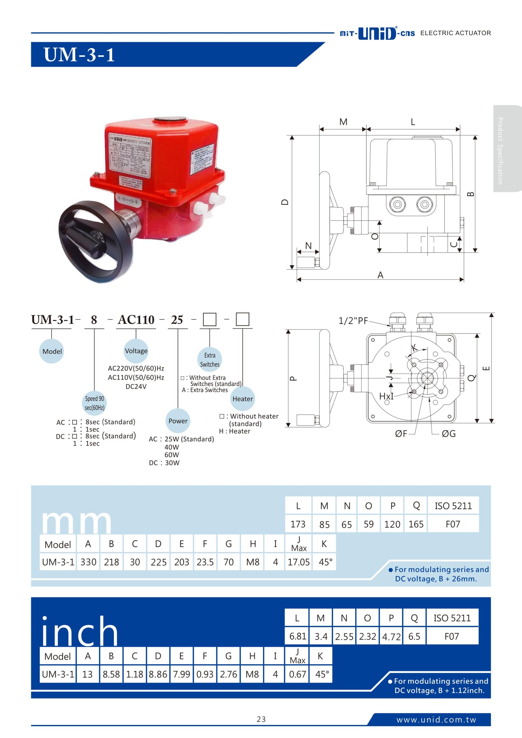 90-Degree-Rotary-Electric-Actuator-UM03-1-UNI-D90-Degree-Rotary-Electric-Actuator-UM03-1-UNI-D-1