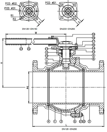 Flanged-end-ball-valve-Series-2020D-DN-15-250mm-HAITIMAball-valve-2020d-p2ball-valve-2020d-p3-1
